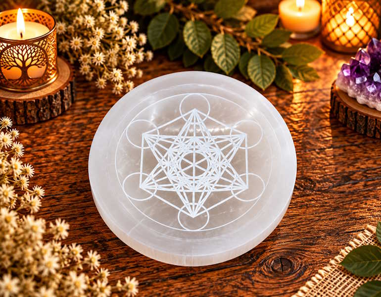 Cuenco Selenita  Metatron